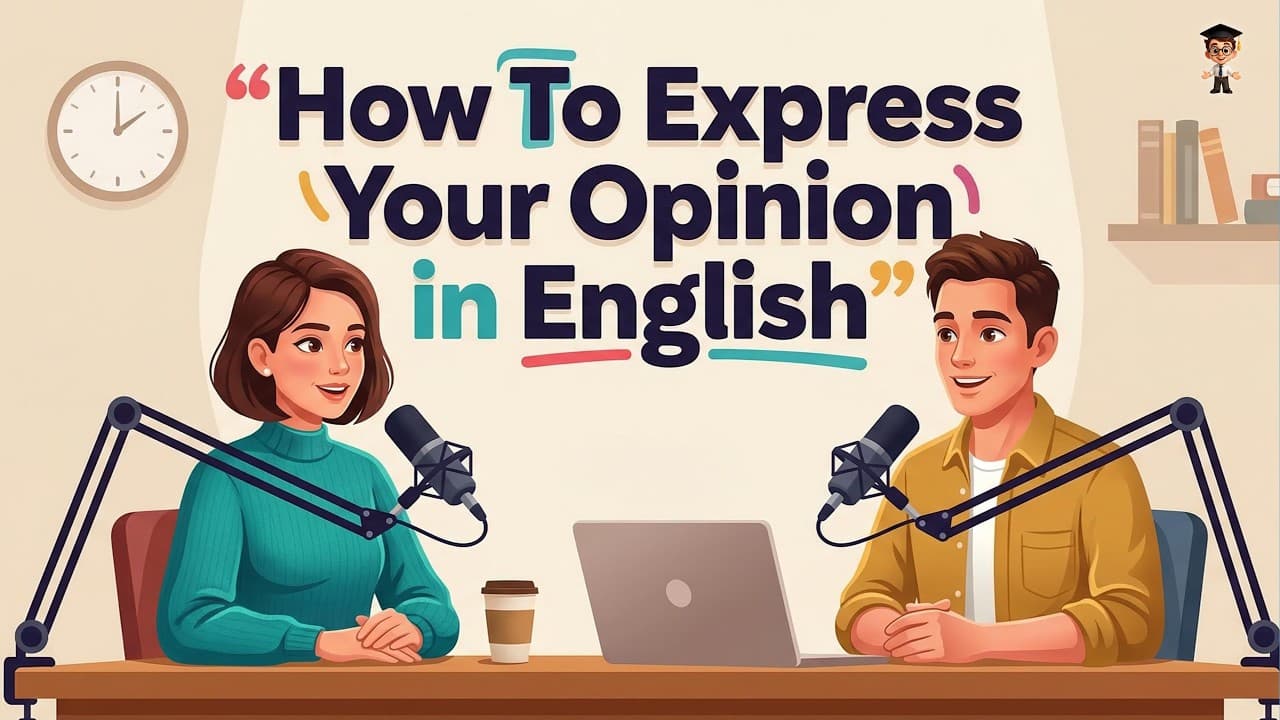 Learn How to Express Your Opinion in English | Real Conversations for Beginners (A2-B1)