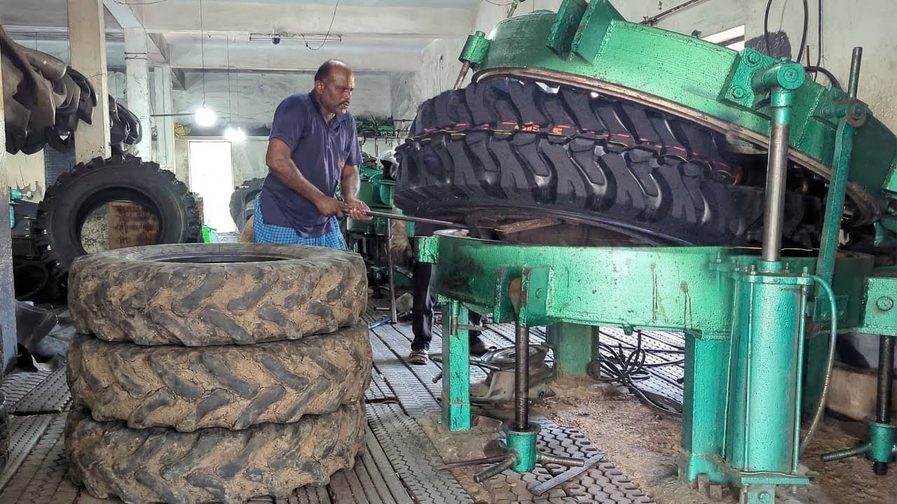 How to Recycle Old Tractors Tires and Make New Ones