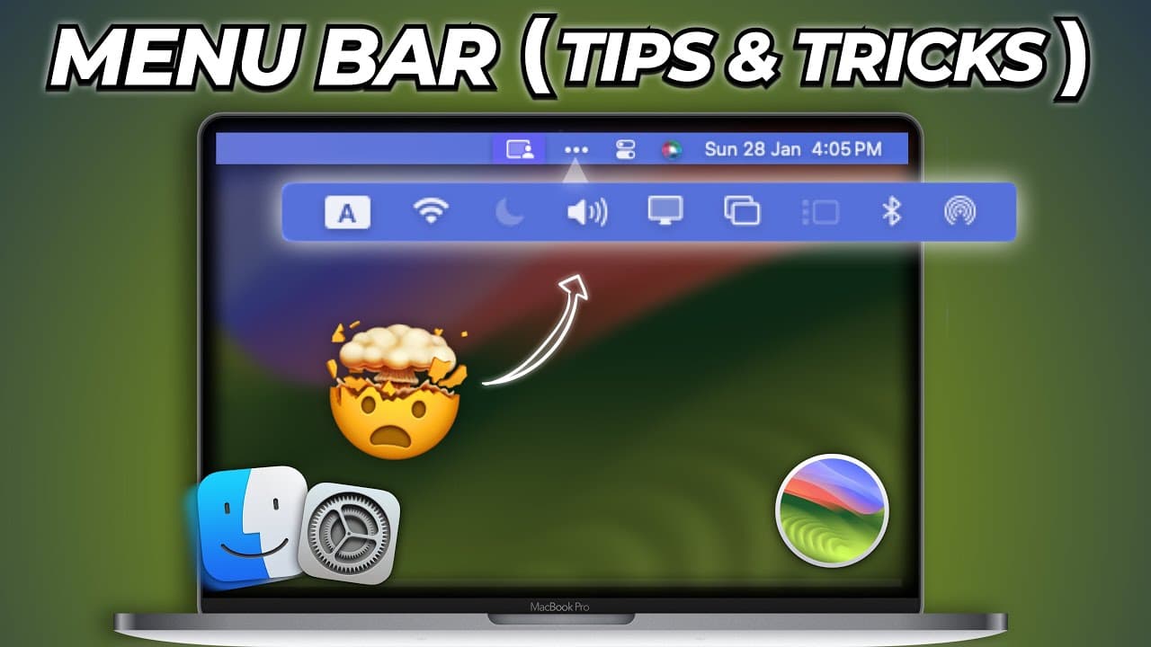 Customize Menu Bar on Mac (ADVANCED) Tips & Tricks | Aim Apple