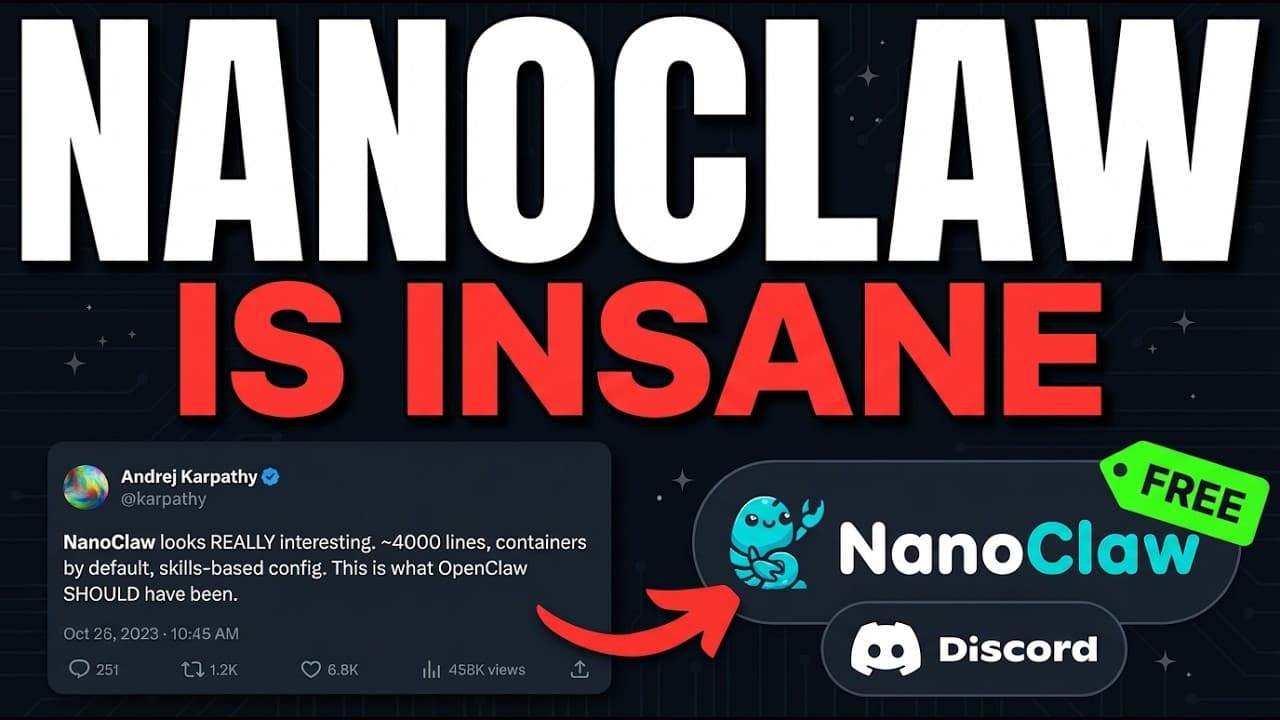 RIP OPENCLAW: NanoClaw + Discord is ABSOLUTELY INSANE (Full Setup Guide)