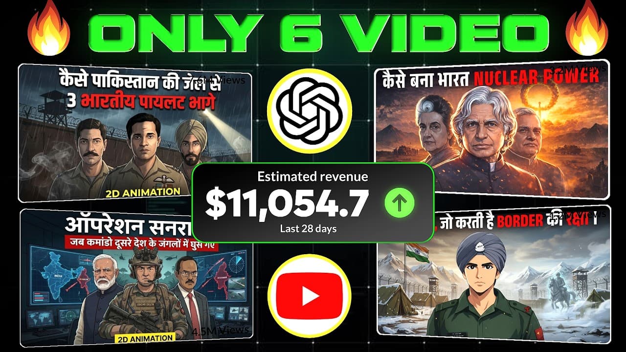 How To Start Ai Documentary Youtube Channel Using AI | Full Masterclass