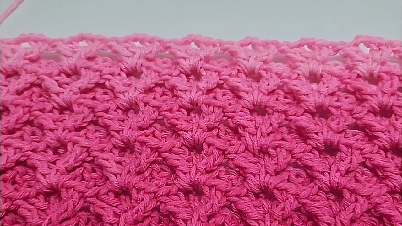 Reversible One-Row Repeat Crochet Stitch Tutorial You Can't Miss!
