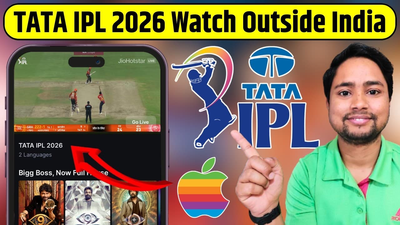 How to Watch IPL 2026 Live From Any Country on iPhone | Watch IPL Live on iPhone Outside India 100%