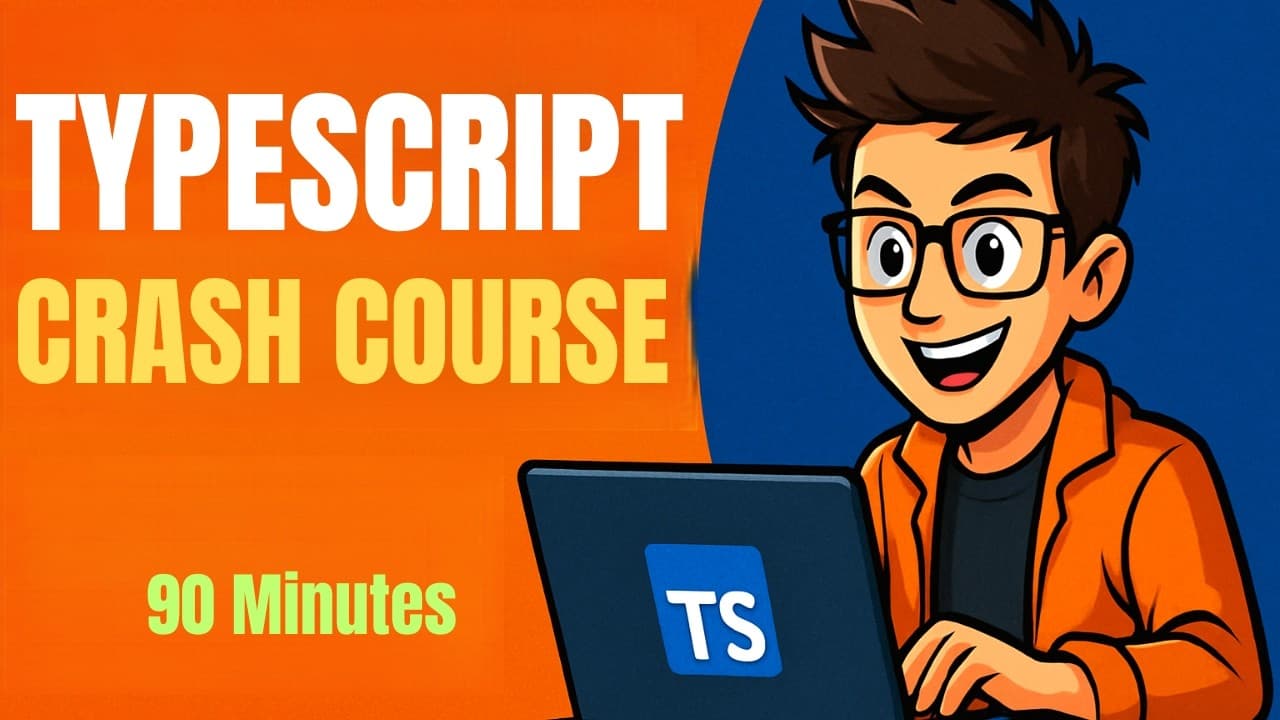 TypeScript Crash Course (2025) – TypeScript Tutorial for Beginners & JavaScript Developers