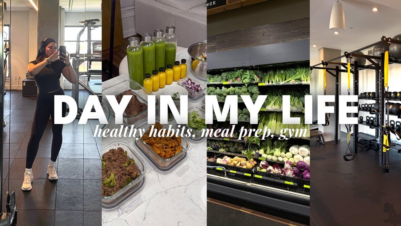 getting back on track in 2026: healthy habits, working out, meal prep, healthy grocery haul