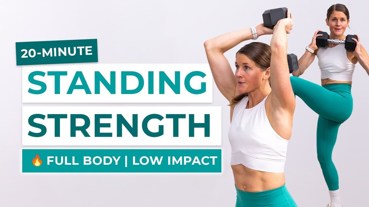 20-Minute Full Body Dumbbell Workout | Beginner, All-Standing